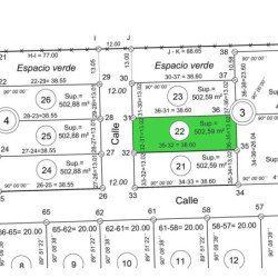 VENTA LOTE BARRIO CERRADO ZONA NORTE 502M2