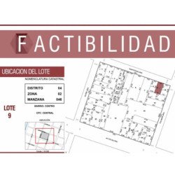 VENTA LOTE 206 M² PLENO CENTRO SANTA ROSA AL 300